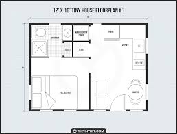 12 X 16 Tiny Home Designs Floorplans