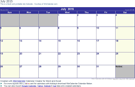 29 Microsoft Calendar Templates Free Download