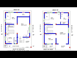 East Face 3 Bedroom Duplex House Plan