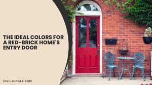 front door colors for brick houses
