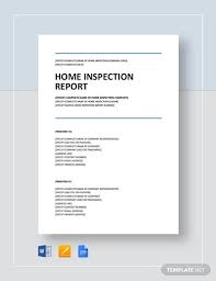 An inspection report is a substantial document that contains the result of the property examination. 15 Sample Inspection Report Templates Docs Word Pages Free Premium Templates