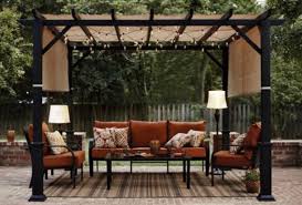 Also consider big sales and discounts at big box stores such as home depot and lowes. Lowe S End Of Summer Patio Clearance Pergola With Canopy 398 Retail 598 My Dfw Mommy