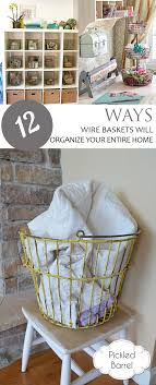 12 ways wire baskets will organize your
