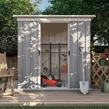 Tall Pent Metal Shed