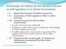 The review of the literature  Session outline Purpose of a     SlidePlayer     Free Apa Literature Review Outline Large size    