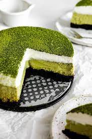 Matcha Oreo Cake gambar png