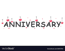 Happy Anniversary Banner Royalty Free Vector Image