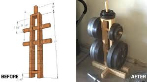 Diy Weight Plate Tree For Under 20