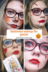 halloween makeup for gles wearers