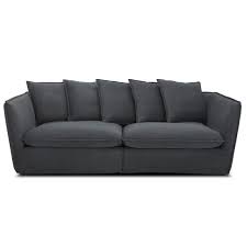 Clio Grey Grande Sofa Eureka Furniture