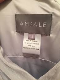 Dove Grey Amsale Dress Never Worn New With Tags For Sale