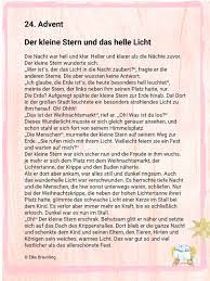 5.3k reads 373 votes 25 part story. Der Kleine Stern Und Das Helle Licht 24 Advent Winterzeit