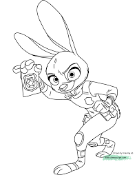 30 zootopia pictures to print and color. Zootopia Coloring Pages Disneyclips Com