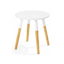 From rows of candles to stacks of novels, the bedside table has a space for nearly any essential. Round Side Table 2 Tone White Kmart Round Side Table Side Table Table