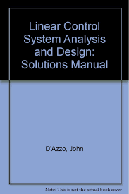 Buy Linear Control System Analysis And Design Solutions