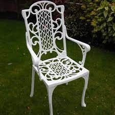 victorian carver chair white
