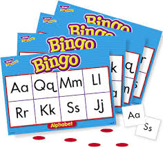 If you have a match, you're on your way to bingo! Educational Games For Schools Alphabet Bingo For 3 36 Players Free Delivery
