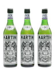 ings of a martini extra dry