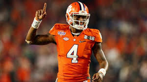 Clemson's deshaun watson rushing past north carolina's dominquie green for a touchdown. Clemson Qb Deshaun Watson Will Continue To Run Even With Nfl Looming Abc7 New York