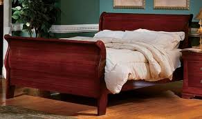 types of beds wooden sleigh bed