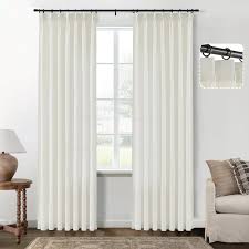 pinch pleated linen curtains ds