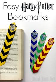Easy Harry Potter Bookmarks Red Ted Art