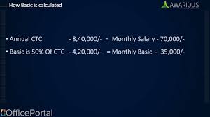 what is basic salary its calculation