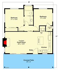 800 Square Foot Contemporary 2 Bed
