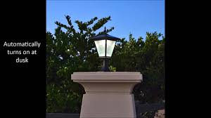 pillar or column mount solar lights