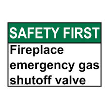 Fireplace Emergency Gas Shutoff Valve