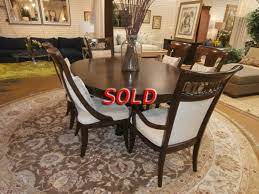 havertys dining table 6 chairs at the