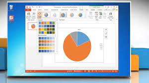a pie chart in powerpoint 2016