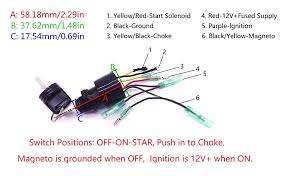Single pole switch wiring diagram. Amazon Com 87 17009a5 Boat Motor Ignition Key Switch For Mercury Outboard Motors 3 Position Off Run Start Fit Sierra Mp51090 Industrial Scientific
