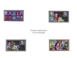 the sims resource monster high posters