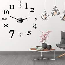 big wall clock with number seven home