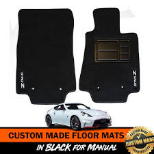 custom floor mats set of 2 fronts black