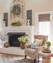 My Spring Fireplace Mantel And Hearth