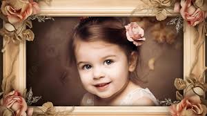 photo frame for young child background