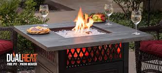 Combined Fire Pit Patio Heater