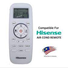hisense air conditioner remote control