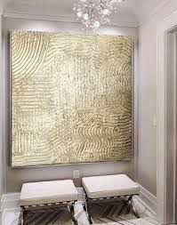 Gold Wall Art Textured Canvas Art