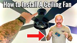 hton bay ceiling fan installation