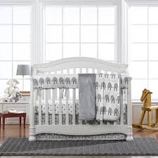 gray elephant crib bedding set gender