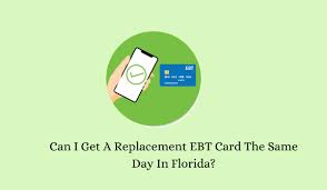 can i get a replacement ebt card the