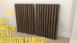 diy pro wood slat acoustic panels