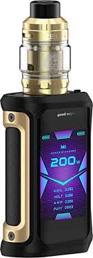 A vaporizer pen can run the gamut from being the ideal device for beginning vapers, to satisfying the needs of serious vape enthusiasts who are looking for a small, but powerful vape pen. Geek Vape Aegis X Battery Mod With Zeus Sub Ohm Clearomiser Tank E Cigarette Kit Gold Black Amazon De Health Personal Care