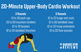 upper body cardio workout