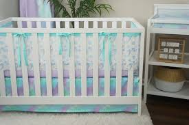 Mermaid Crib Bedding Set Baby Girl