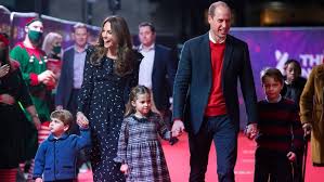 The series of photographs, by matt porteous, include a picture of prince louis, 1, running along a path and his older siblings, prince george, 5, and princess charlotte, 4, sitting on a bridge. Prince William And Kate Middleton Make Surprise Public Appearance With Their Children Entertainment Tonight