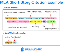 how to cite a short story from any